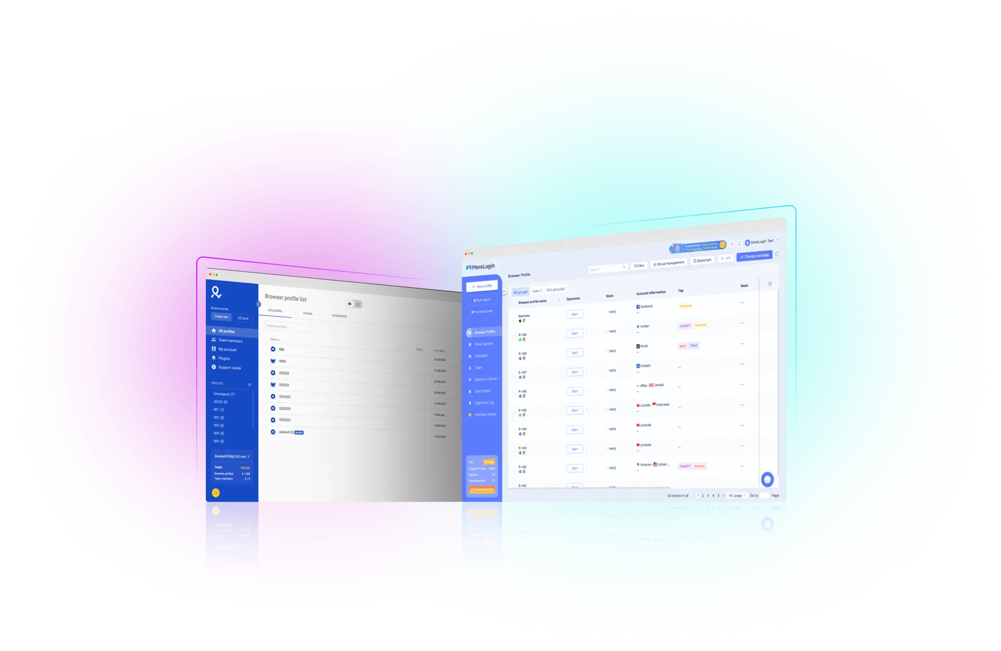Multilogin và MoreLogin